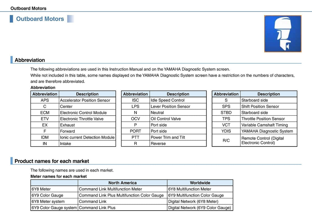 YAMAHA DIAGNOSTIC SYSTEM V 2.00 INSTRUCTION MANUAL - WIRE BOUND - TOUGH COVERS