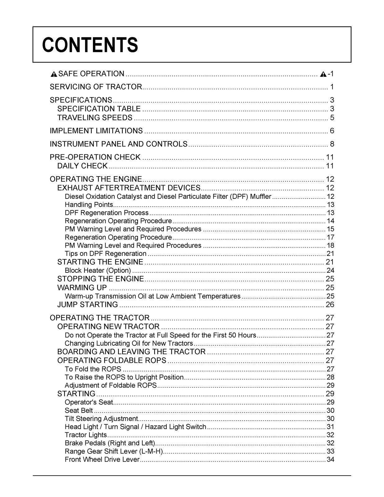 Kubota B2650 B3350 B3350SU User Manual Operation Guide [*WIRE COIL BOUND]
