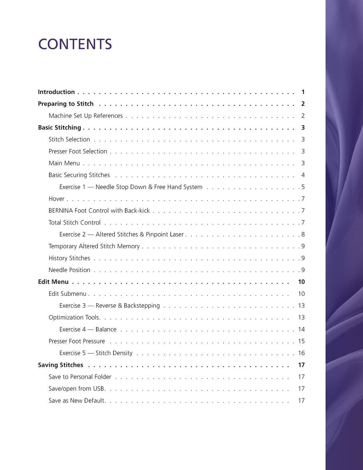 BERNINA 990 Sewing Workbook Manual - STEEL WIRE BOUND - PROTECTIVE COVERS