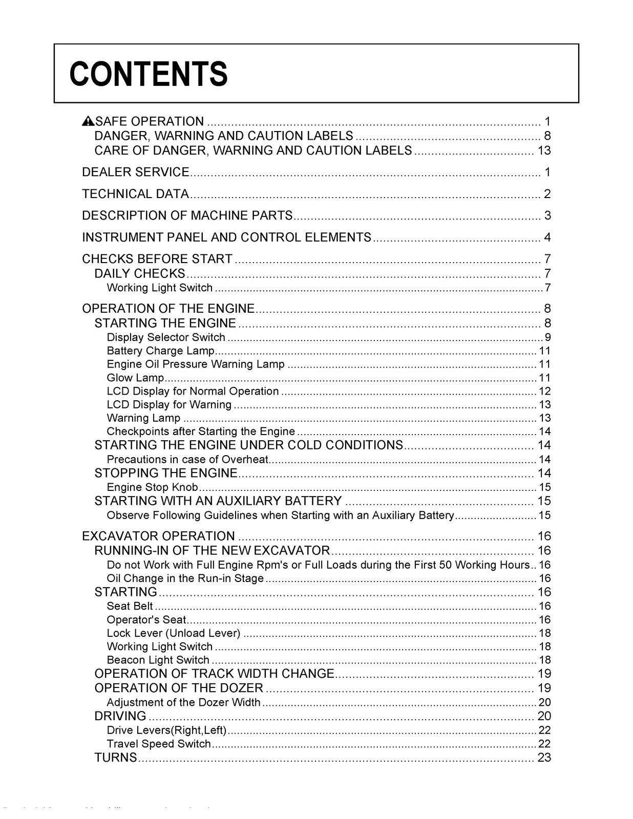 KUBOTA KX016-4 KX018-4 EXCAVATOR OPERATORS MANUAL - STEEL WIRE BOUND - COVERS