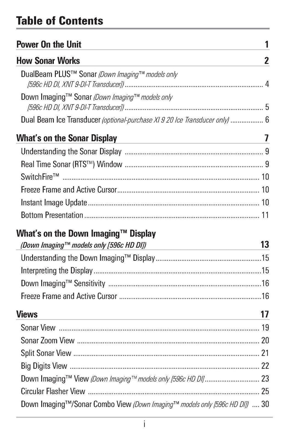 HUMMINBIRD 586c HD 596c HD DI Fish Finder User Manual User - TOUGH WIRE BINDING