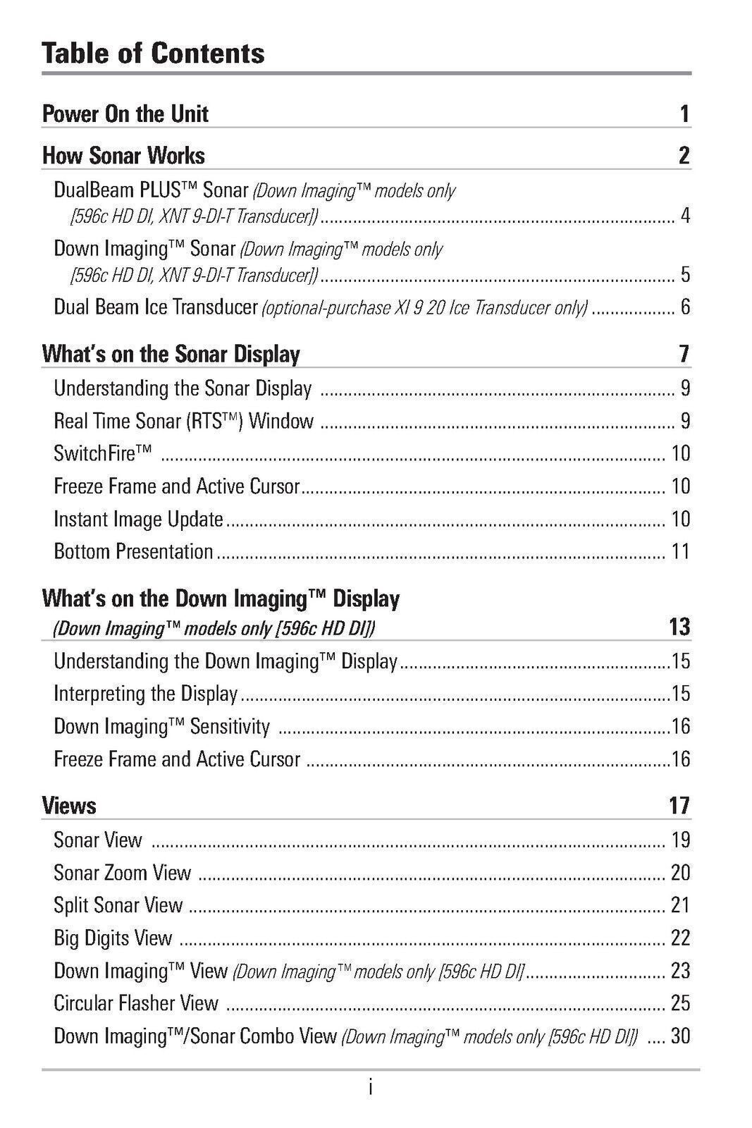 HUMMINBIRD 586c HD 596c HD DI Fish Finder User Manual User - TOUGH WIRE BINDING