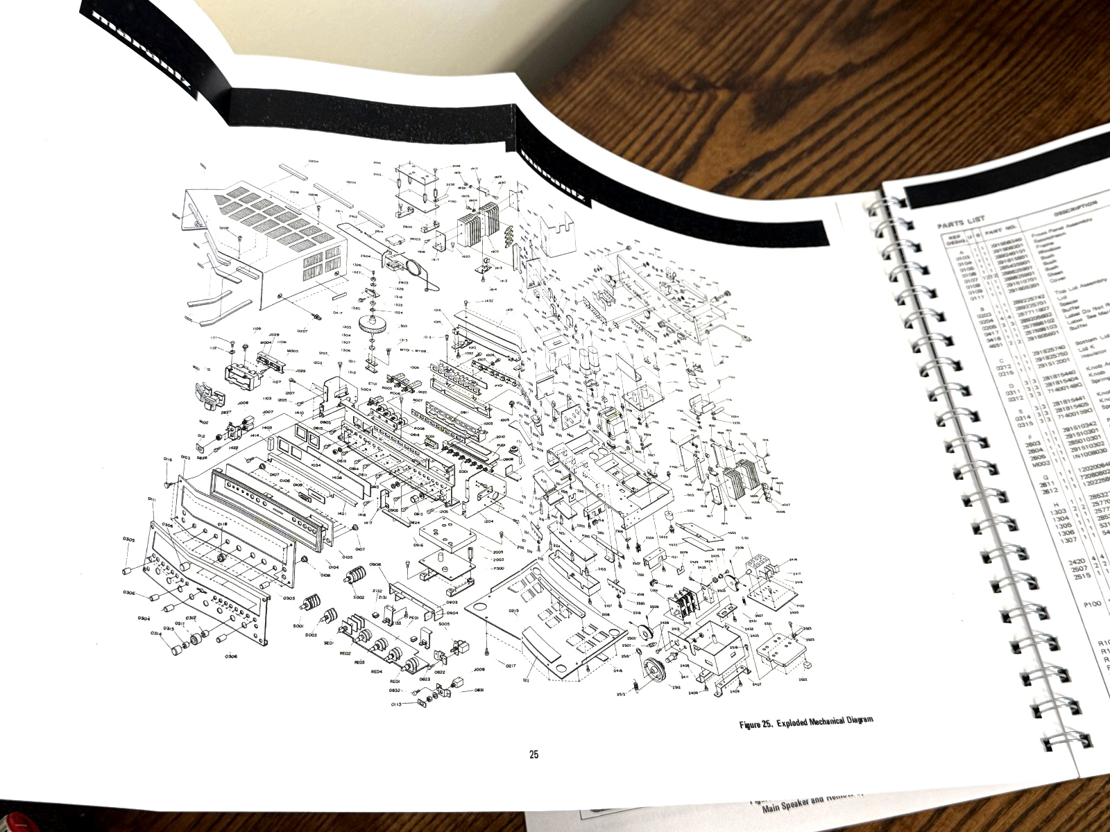 MARANTZ 2325 RECEIVER SERVICE MANUAL, WIRE BOUND, TOUGH COVERS, FOLDOUT DIAGRAMS