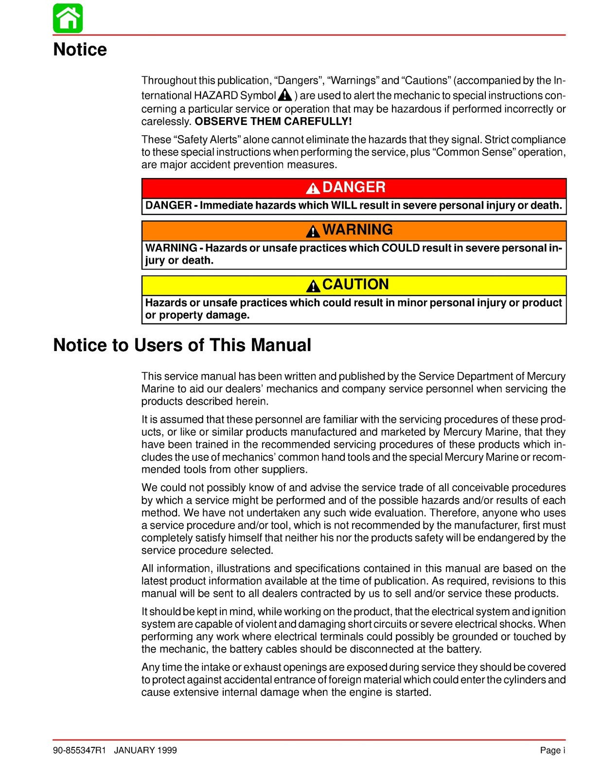 MERCURY 135 150 OPTIMAX DIRECT FUEL INJ SERVICE MANUAL - WIRE BOUND- TUFF COVERS