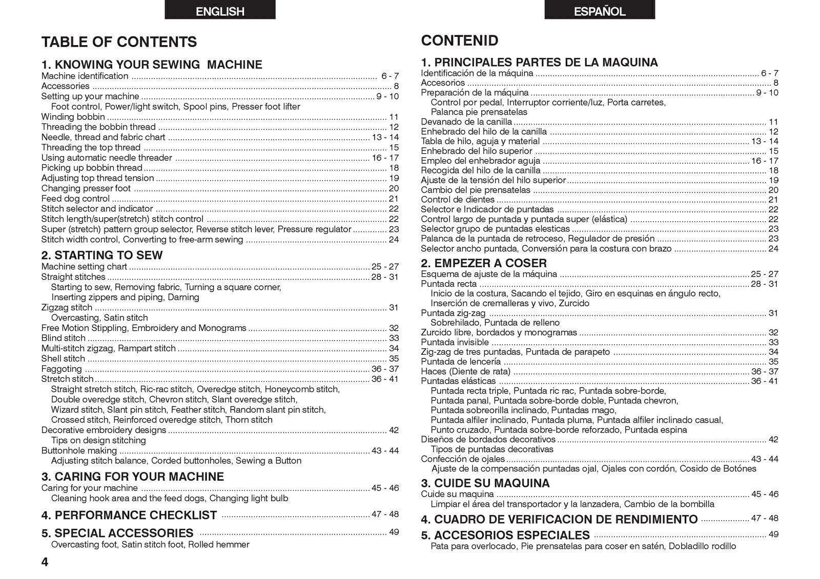 SINGER 2662 Sewing Machine User Manual Owners Instruction Guide