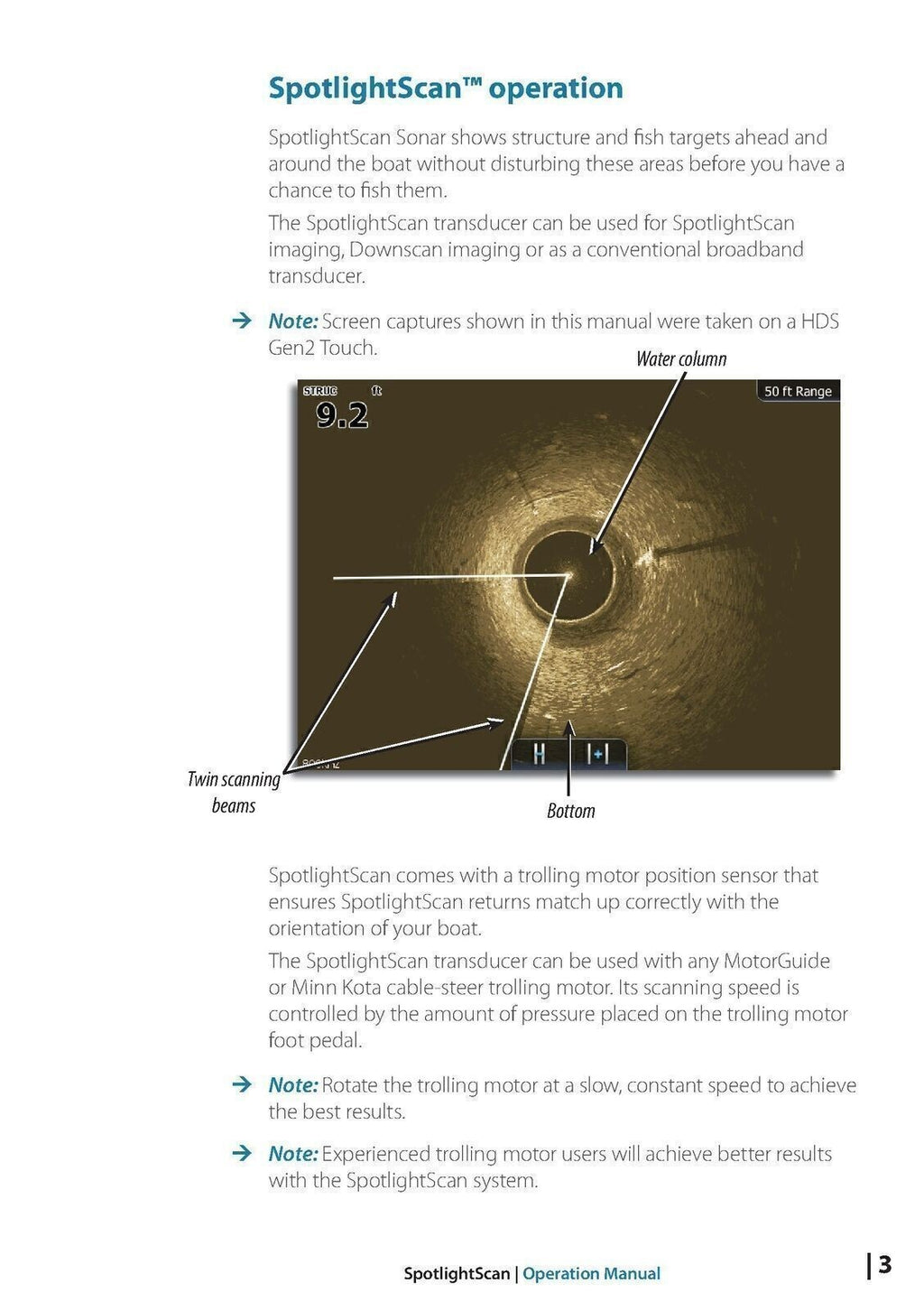 LOWRANCE SPOTLIGHTSCAN Fish Finder Transducer User Manual, WIRE BINDING & COVERS