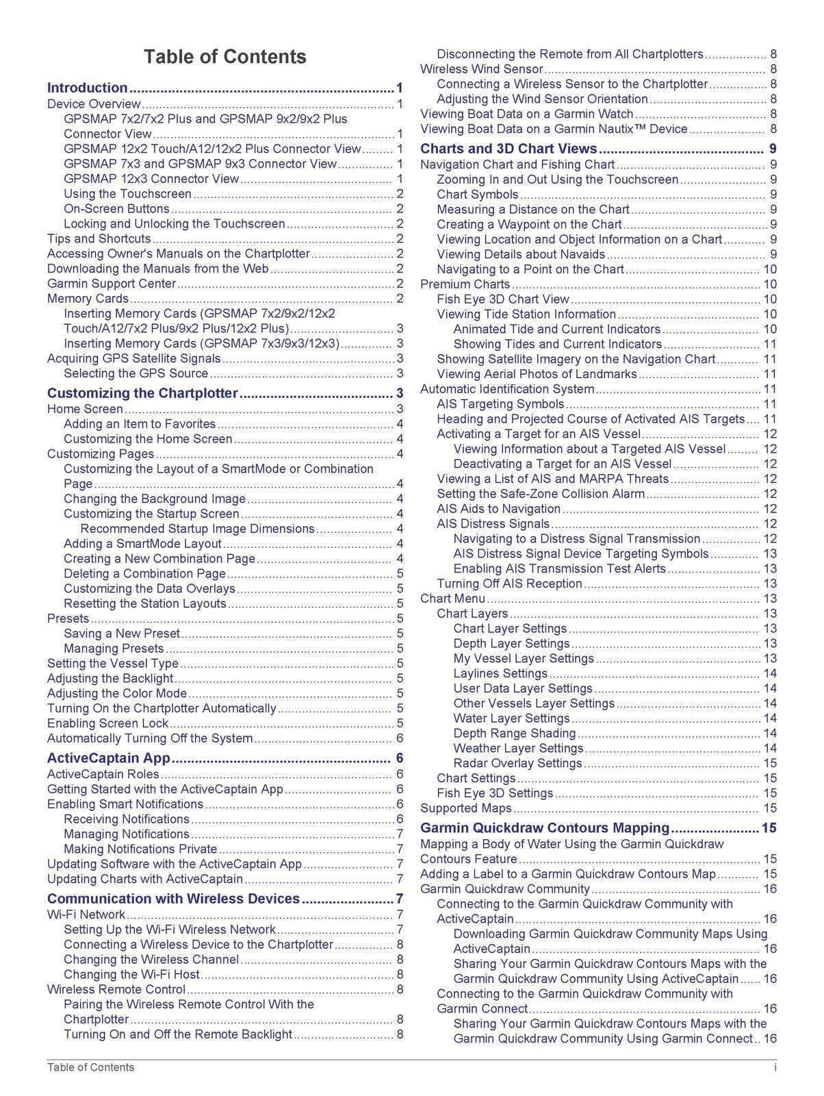 GARMIN GPSMAP 7x2 9x2 Plus 12x2 Touch A12 7x3 9x3 12x3 Manual - BOUND - COVERS