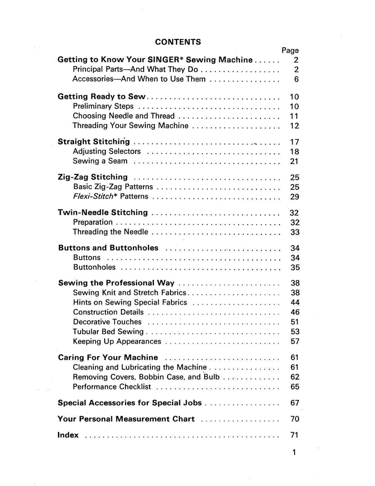 SINGER Stylist 534 ZIG-ZAG Sewing Machine User Manual Instruction Book