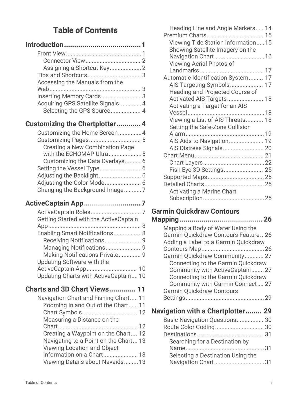 GARMIN ECHOMAP Ultra Series 126sv User Manual Instructions - 132 PAGES - COLOR