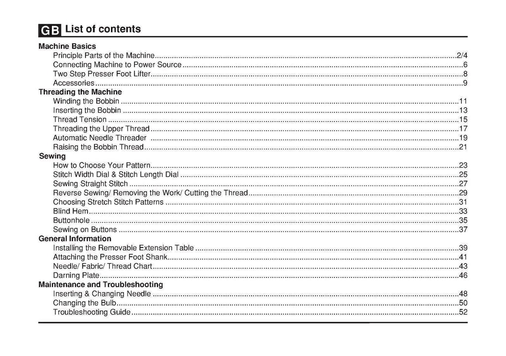 SINGER Simple 2263 Sewing Machine User Manual Operation Guide [WIRE BINDING]