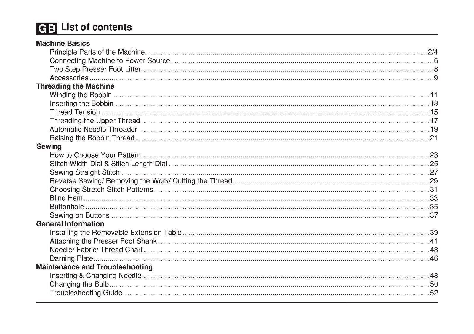 SINGER Simple 2263 Sewing Machine User Manual Operation Guide [WIRE BINDING]