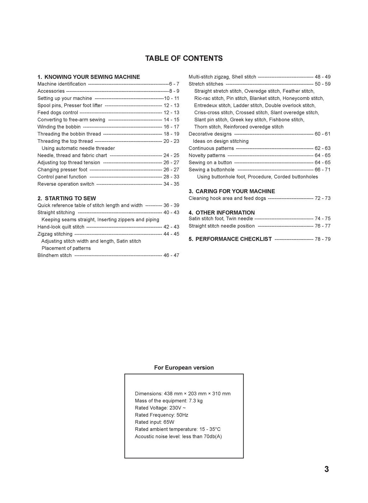 SINGER 7465 Confidence User Manual - STEEL WIRE BOUND - PROTECTIVE COVERS