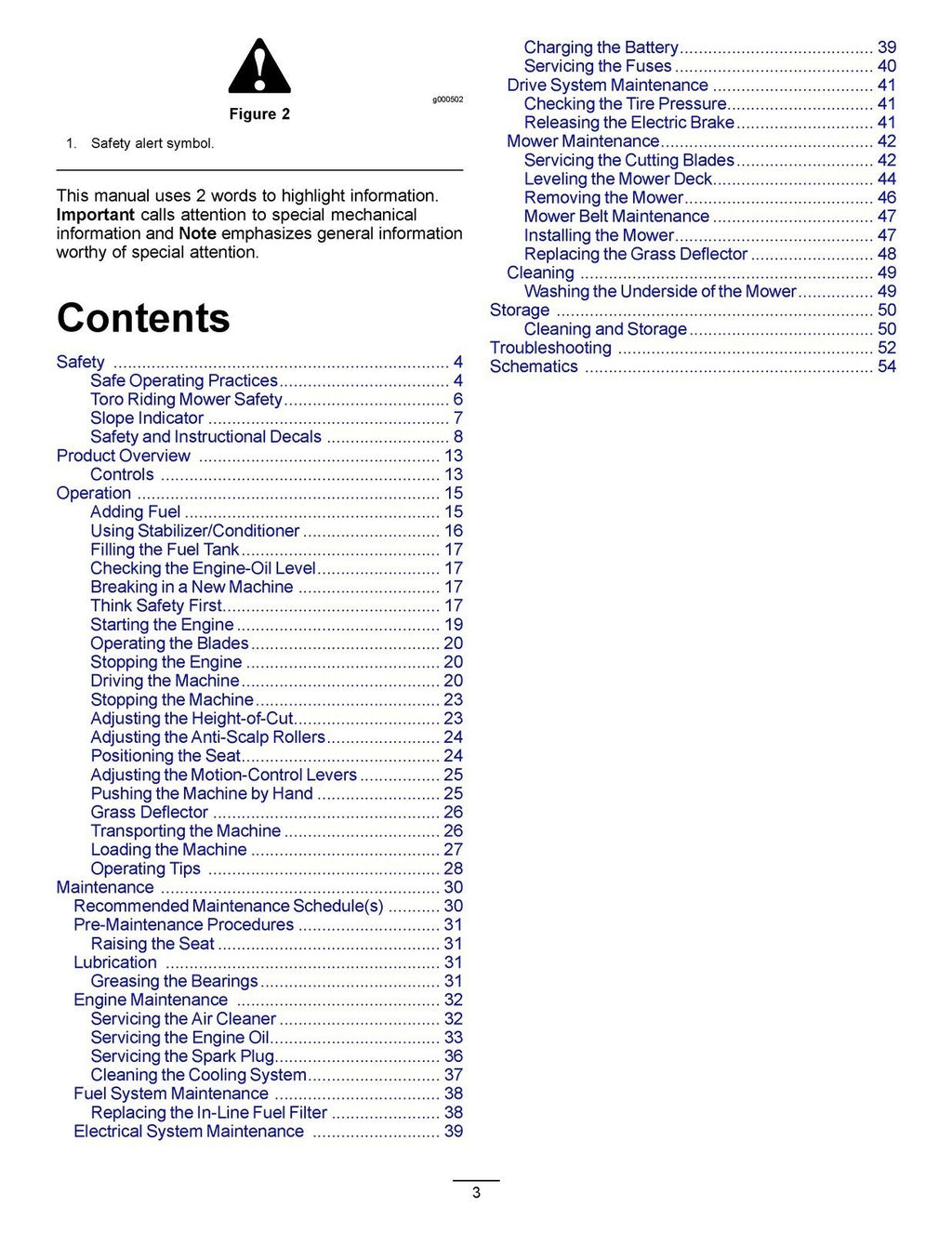 TORO TIMECUTTER MX 4250 RIDING MOWER OPERATORS MANUAL - WIRE BOUND, TOUGH COVERS