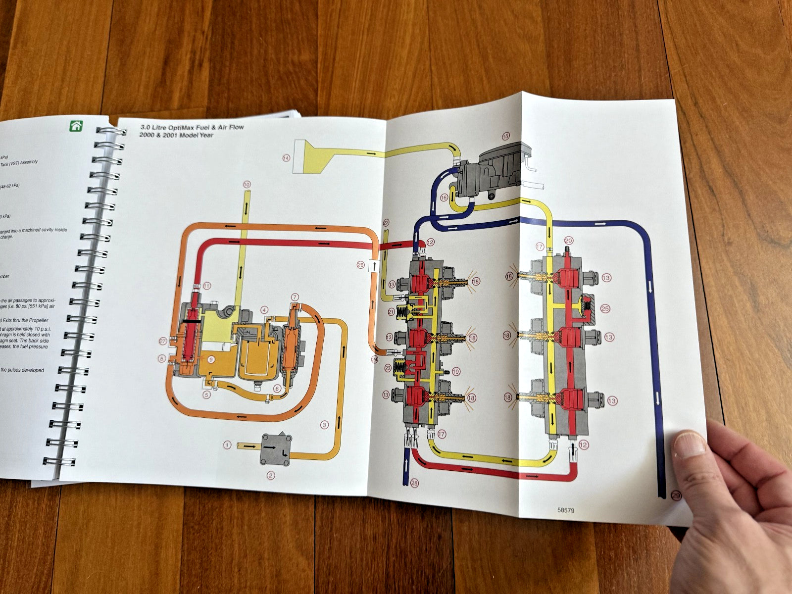 MERCURY 200-225 OptiMax DFI SERVICE MANUAL YR 2000+ WIRE BOUND COVERS, FOLDOUTS!