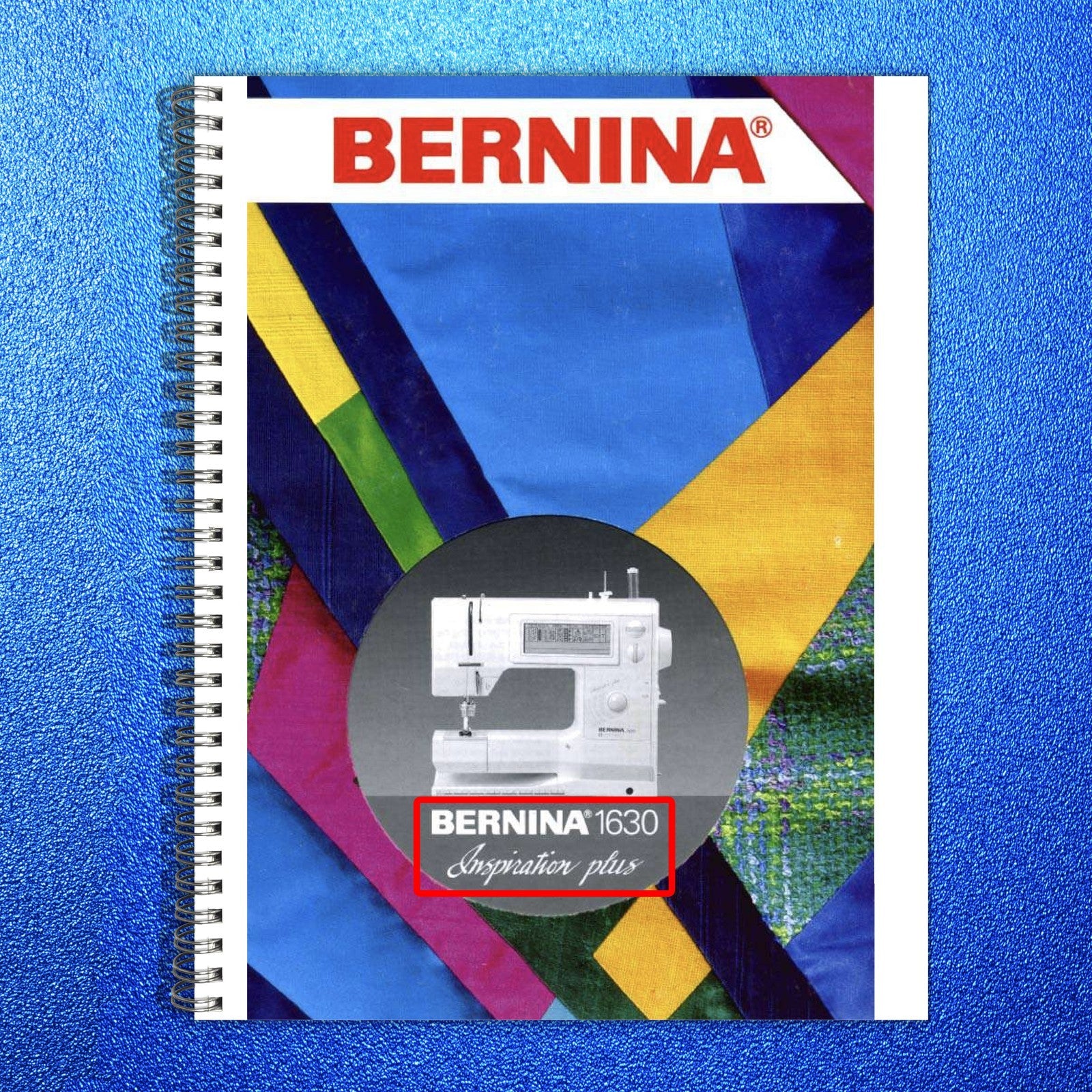 BERNINA 1630 1530 Operators & Service Manual BUNDLE - WIRE BOUND - TOUGH COVERS