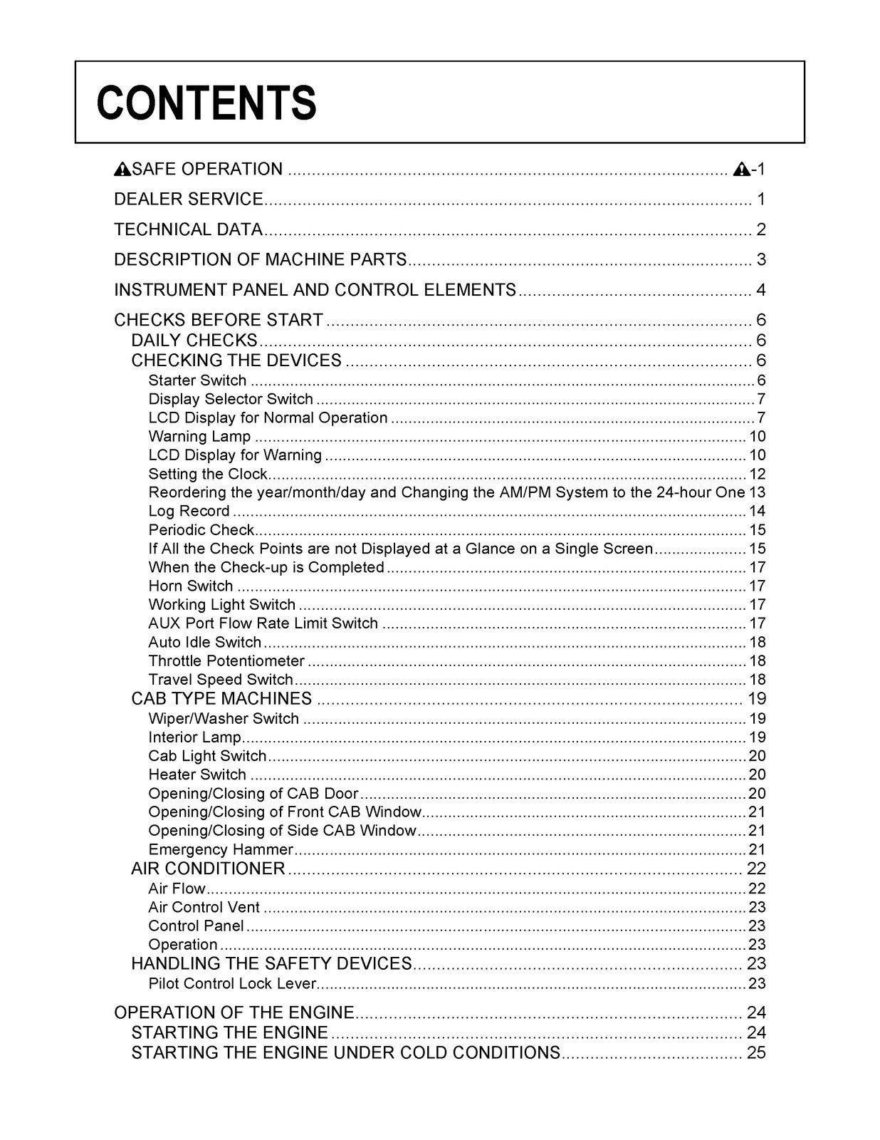 KUBOTA U48-4 EXCAVATOR OPERATORS MANUAL - STEEL WIRE BOUND - PROTECTIVE COVERS