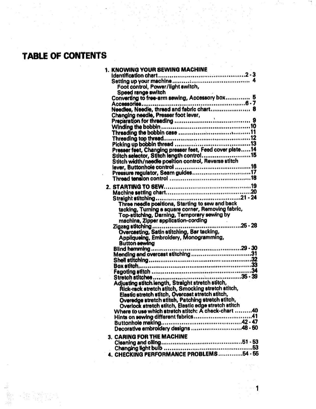 SEARS KENMORE 17651 17830 17892 & MORE Instruction Manual - WIRE BOUND - COVERS