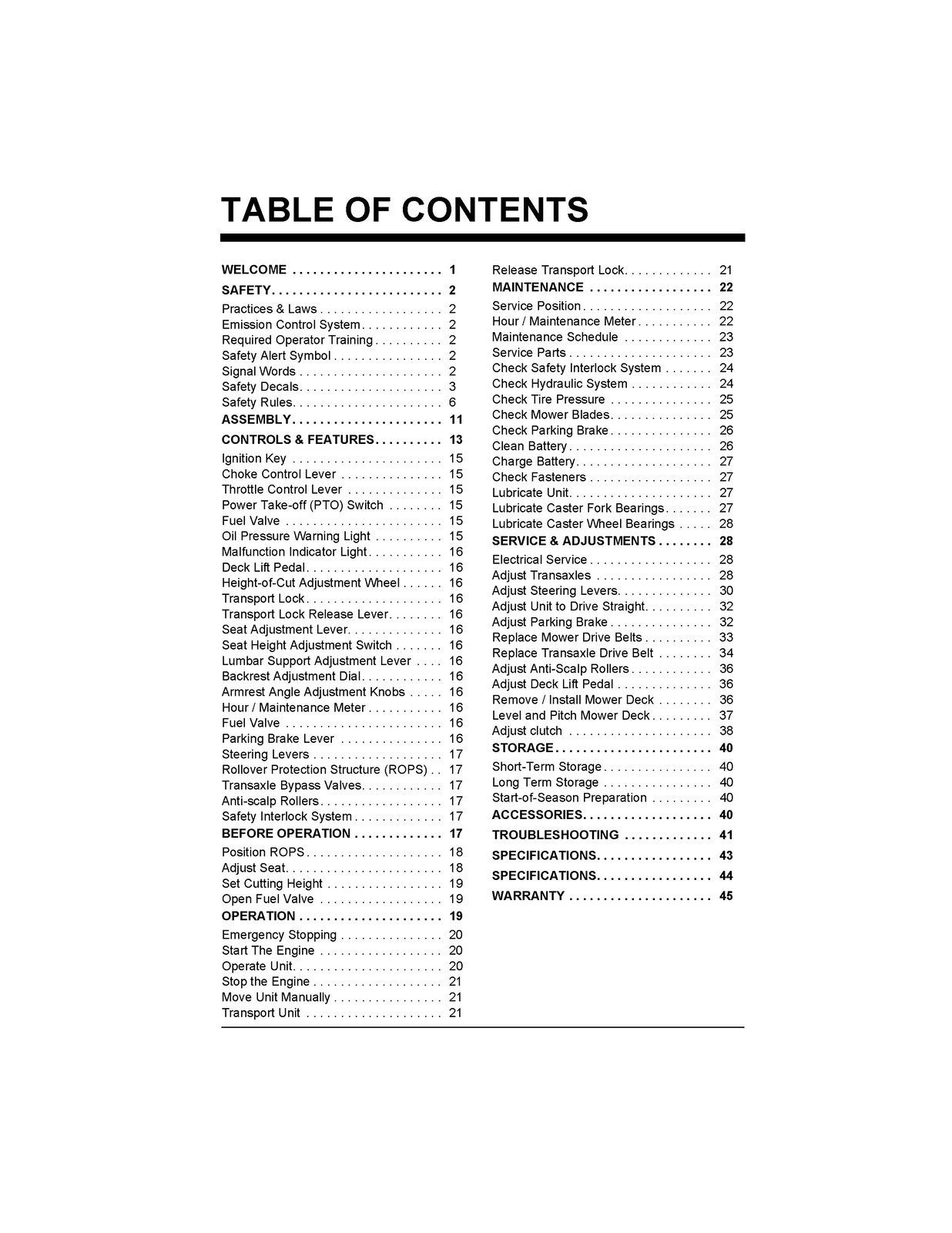 GRAVELY Pro-Turn 452 460 472 EFI OPERATORS MANUAL - WIRE BOUND - TOUGH COVERS