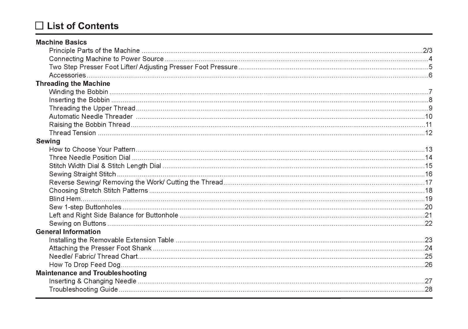 SINGER HEAVY DUTY 4432 Sewing Machine User Instruction Manual - TOUGH WIRE BOUND