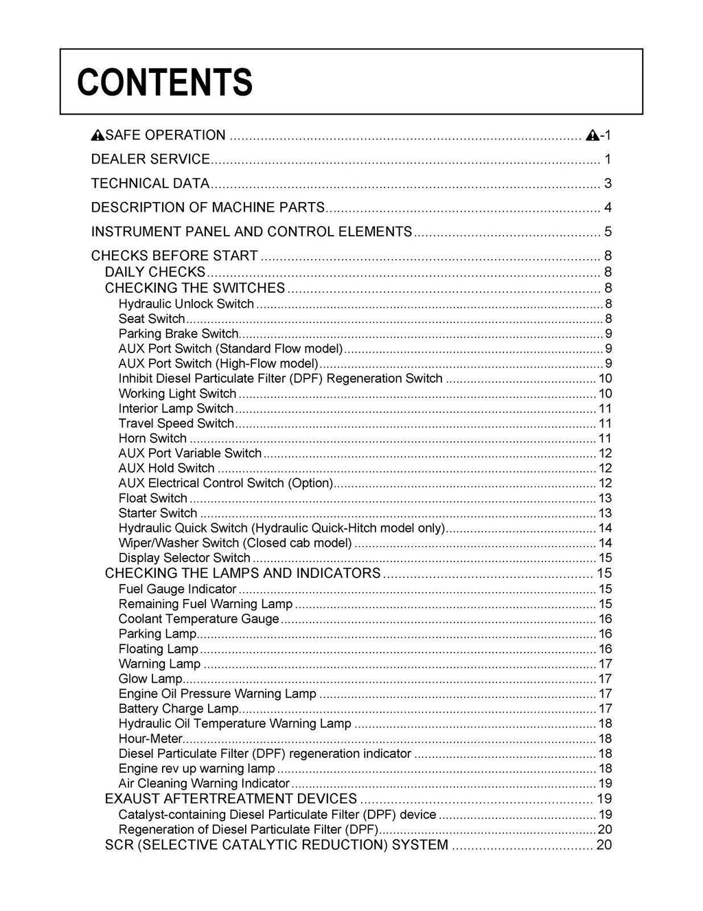KUBOTA SVL95-2 CTL OPERATORS MANUAL - STEEL WIRE BOUND - PROTECTIVE COVERS