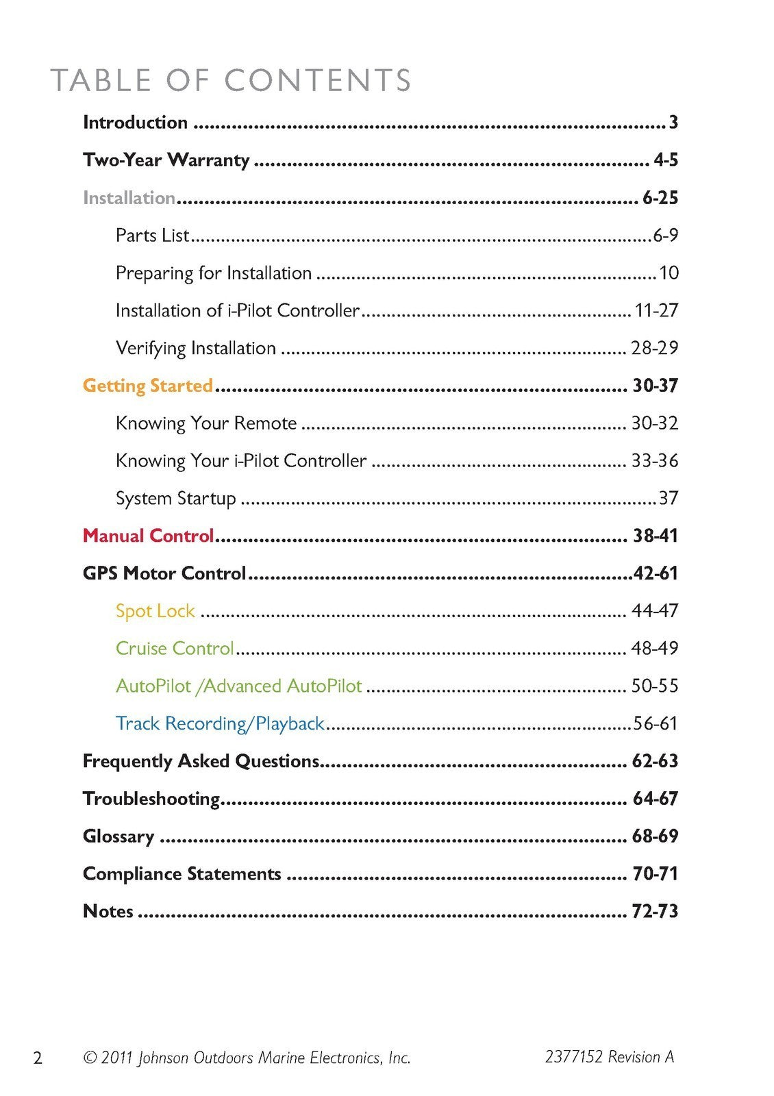 MINN KOTA i-Pilot Legacy Owners Manual - STEEL WIRE BOUND - PROTECTIVE COVERS