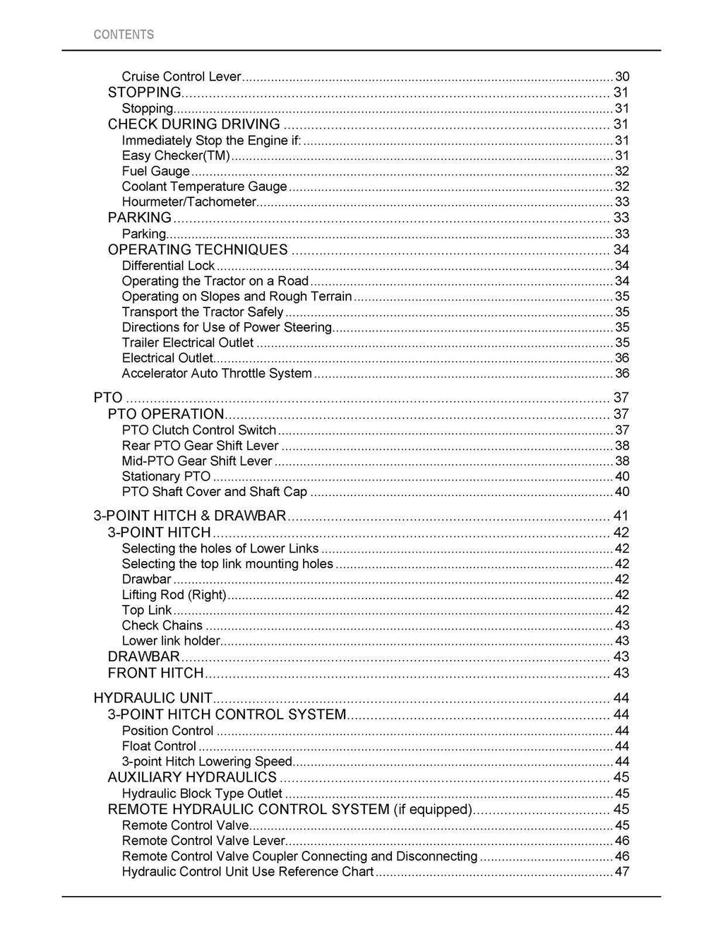 KUBOTA STW34 STW37 STW40 OPERATORS MANUAL - STEEL WIRE BOUND - PROTECTIVE COVERS