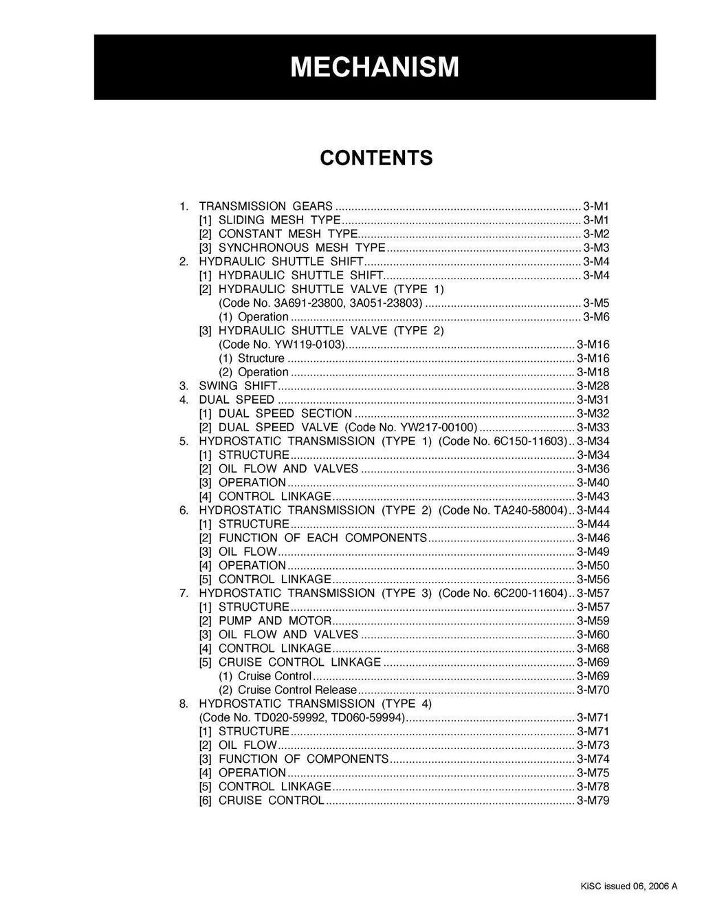 KUBOTA ALL TRACTORS GENERAL MECHANISM WORKSHOP MANUAL - STEEL WIRE BOUND