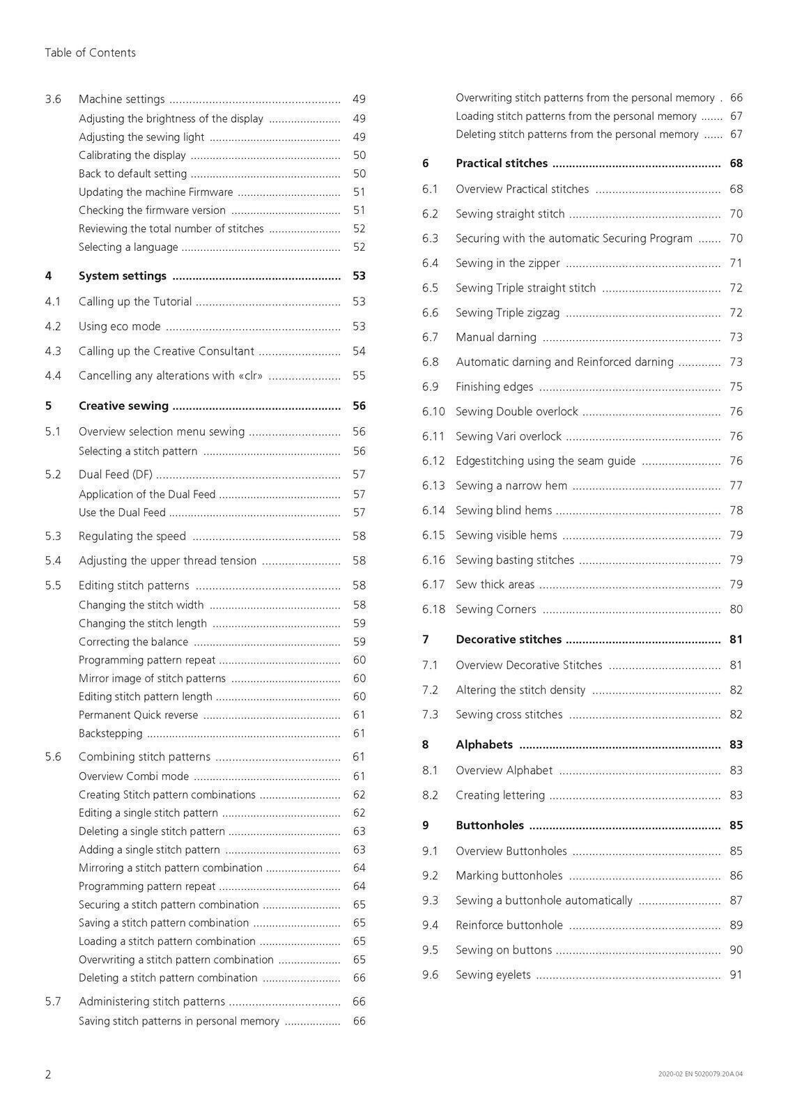 BERNINA Bernette B79 Sewing Machine User Operator  Manual - ROBUST WIRE BINDING