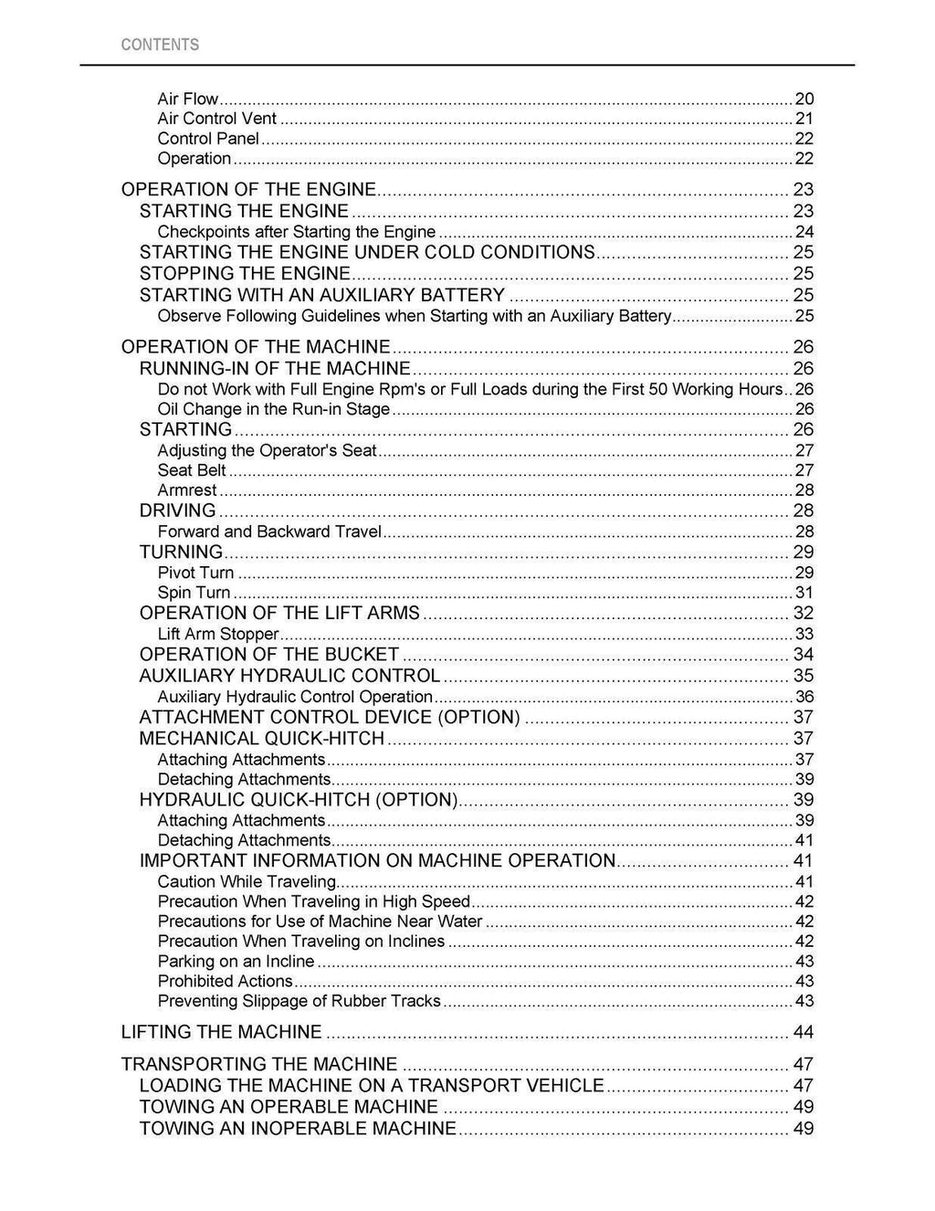 KUBOTA CTL SVL75 OPERATORS MANUAL - STEEL WIRE BOUND - THICK PROTECTIVE COVERS