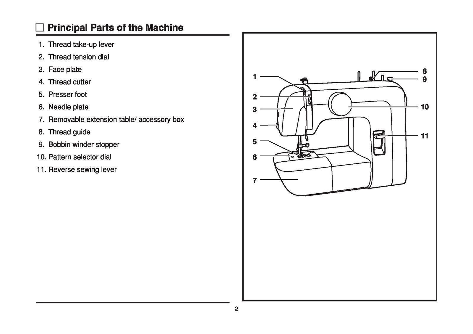 SINGER 1304 1306 START Sewing Machine User Manual Owner Instruction [WIRE BOUND]