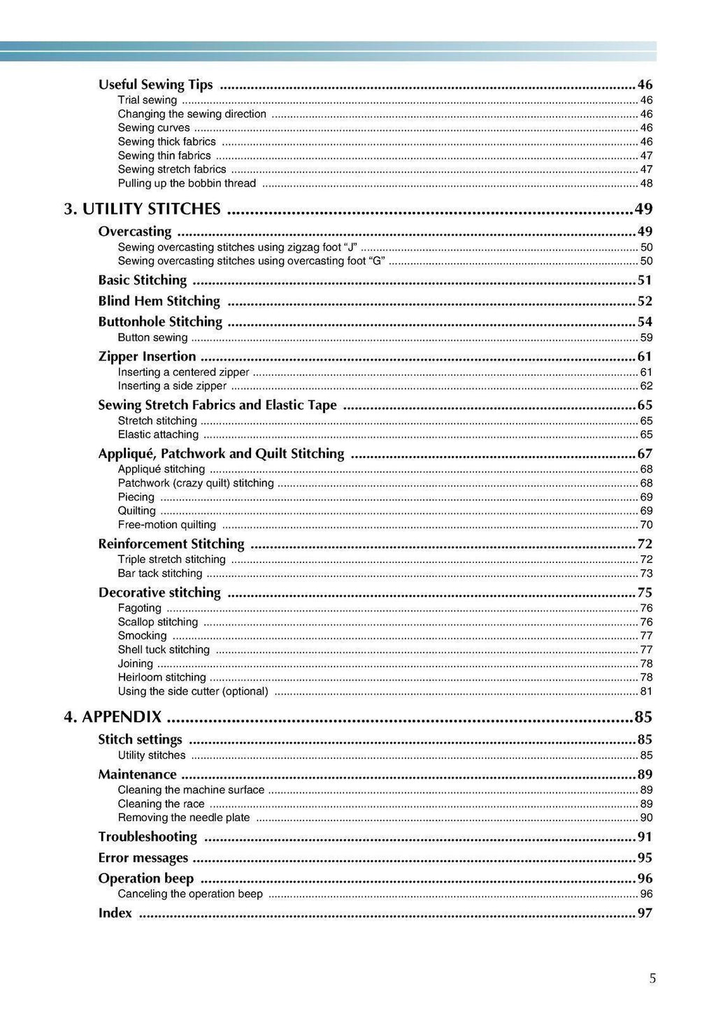 BABY LOCK BL40A Sewing Machine User Manual Owners Instructions - WIRE BINDING