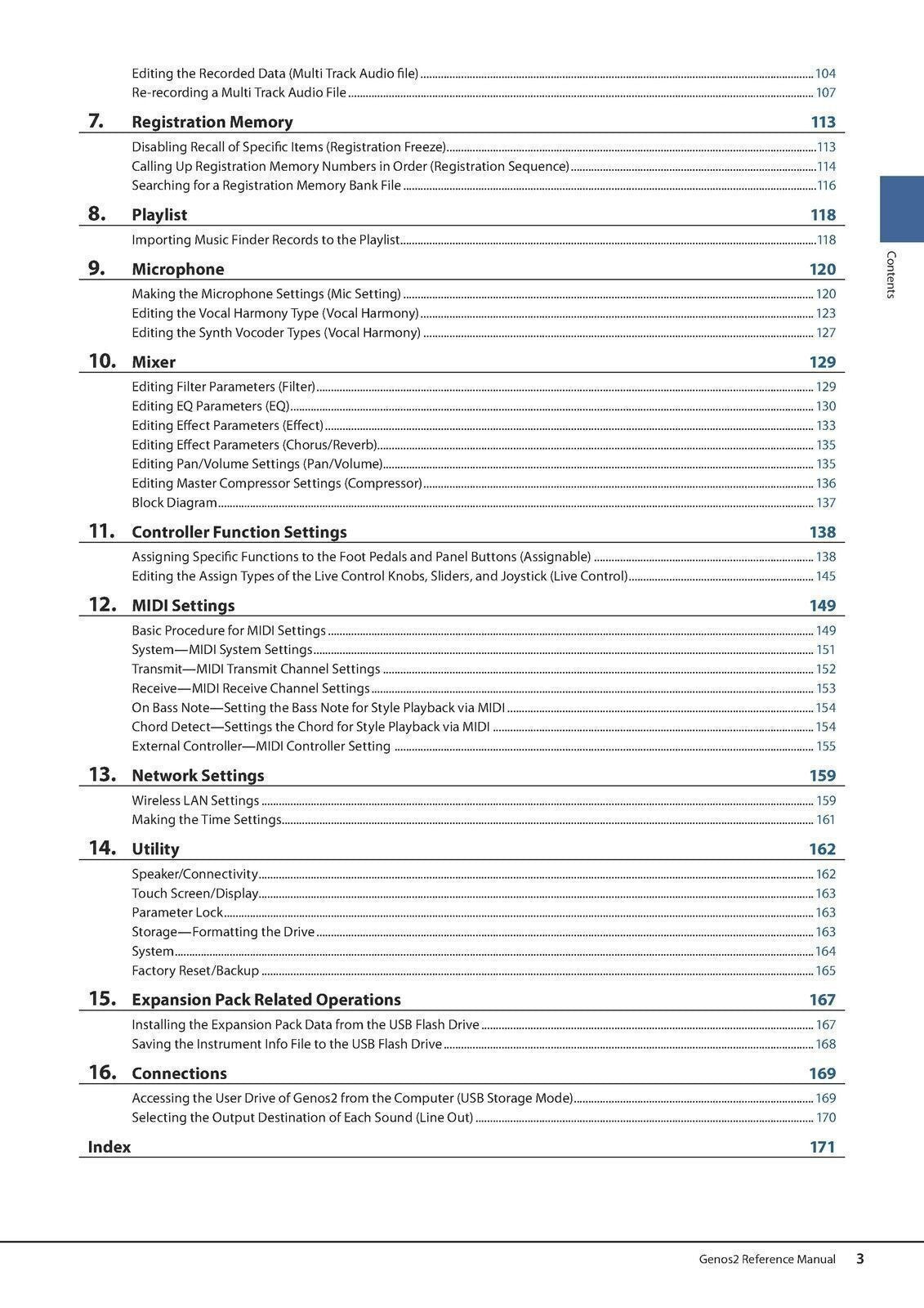 YAMAHA Genos 2 Reference Manual - 172 Pages, Protective Covers, Steel Wire Bound