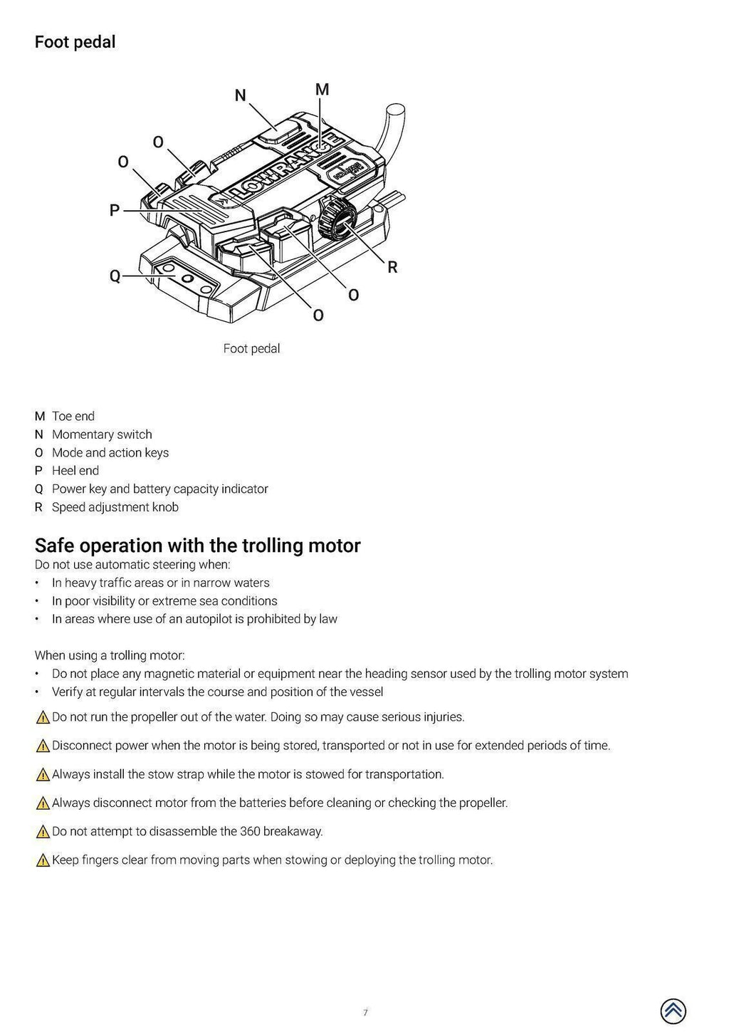 LOWRANCE Ghost Trolling Motor User Manual Instructions -  WIRE BINDING & COVERS