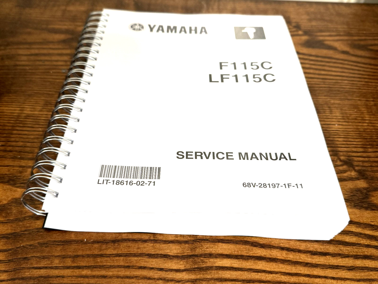 YAMAHA OUTBOARD F115 LF155C SERVICE REPAIR MANUAL, WIRE BOUND, COVERS, FOLDOUT