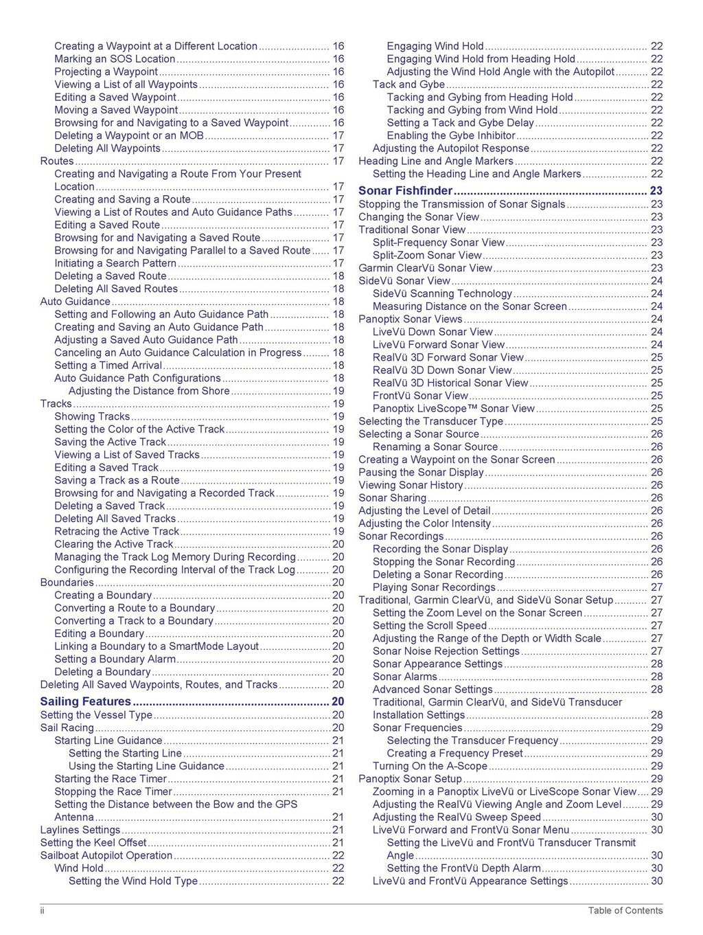 GARMIN GPSMAP 1222 1242 TOUCH Ownders Manual - STEEL WIRE BOUND - TOUGH COVERS