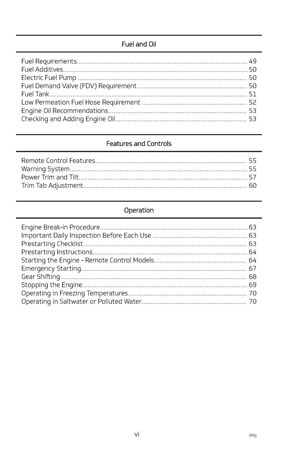 MERCURY 30 40 50 60 FOURSTROKE MOTOR OWNERS MANUAL - WIRE BOUND - TOUGH COVERS