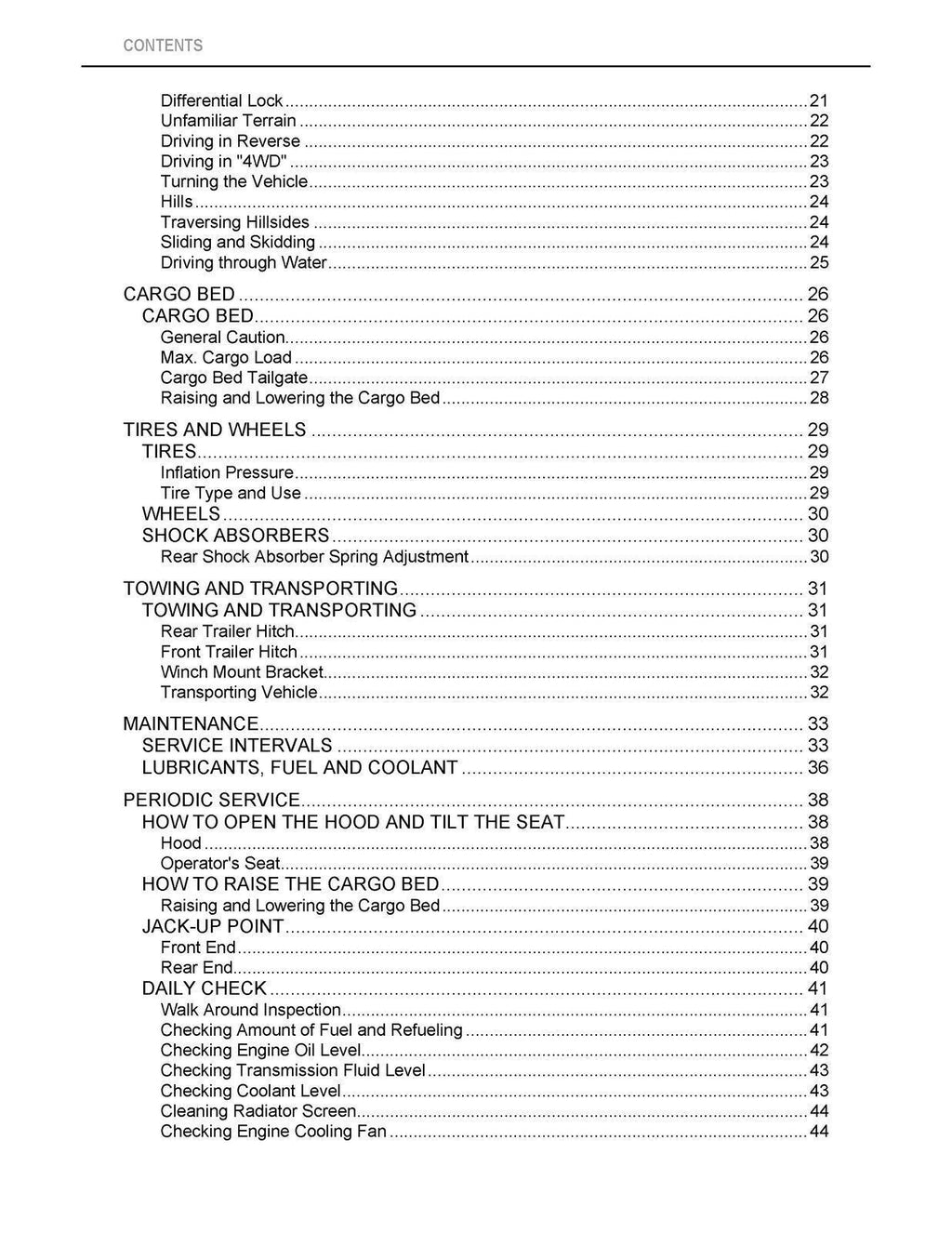 KUBOTA RTV500 OPERATING MANUAL - STEEL WIRE BOUND - PROTECTIVE COVERS