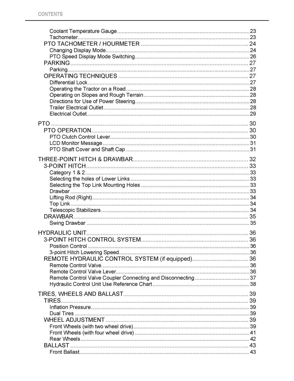 KUBOTA M7040SU M7040SUD OPERATORS MANUAL - STEEL WIRE BOUND - PROTECTIVE COVERS