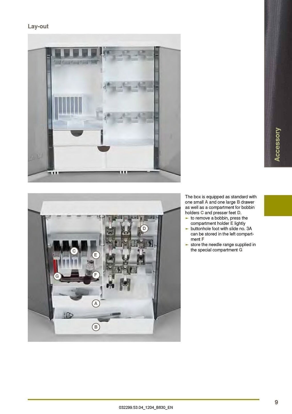 BERNINA 830 Sewing Machine User Manual  Owners Instruction Guide