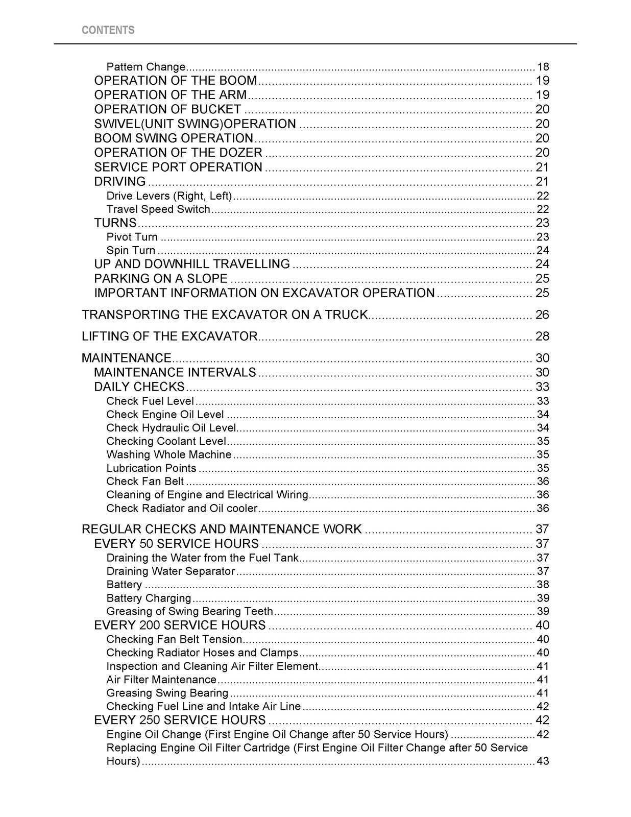 KUBOTA U25 EXCAVATOR OPERATORS MANUAL - STEEL WIRE BOUND - PROTECTIVE COVERS