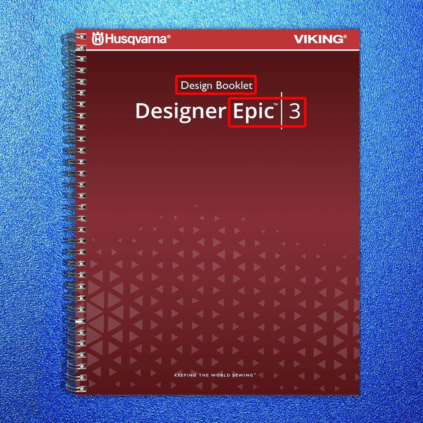 HUSQVARNA Designer Epic 3 BUNDLE: Sampler + User Manual: Tough Wire Binding