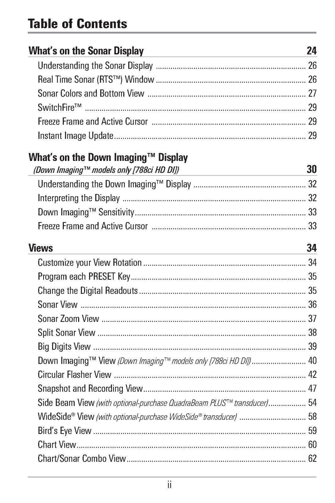 HUMMINBIRD 788ci HD DI 788ci HD XD Combo User Manual, COLOR - TOUGH WIRE BINDING
