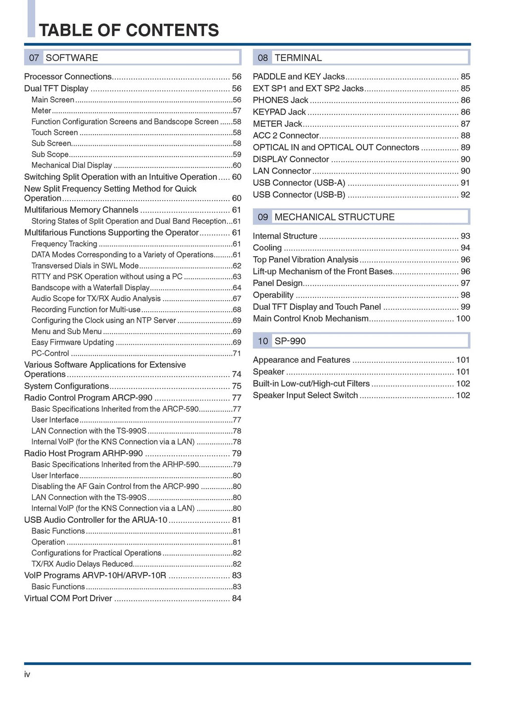 KENWOOD TS-990S IN-DEPTH MANUAL -  STEEL WIRE BOUND - TOUGH COVERS