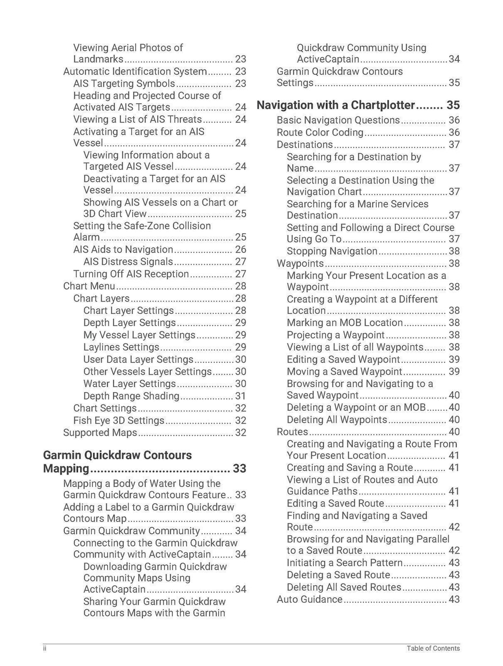 Garmin ECHOMAP UHD2 6/7/9 SV User Manual: 166 Pages Full Color, Tough Wire Bound