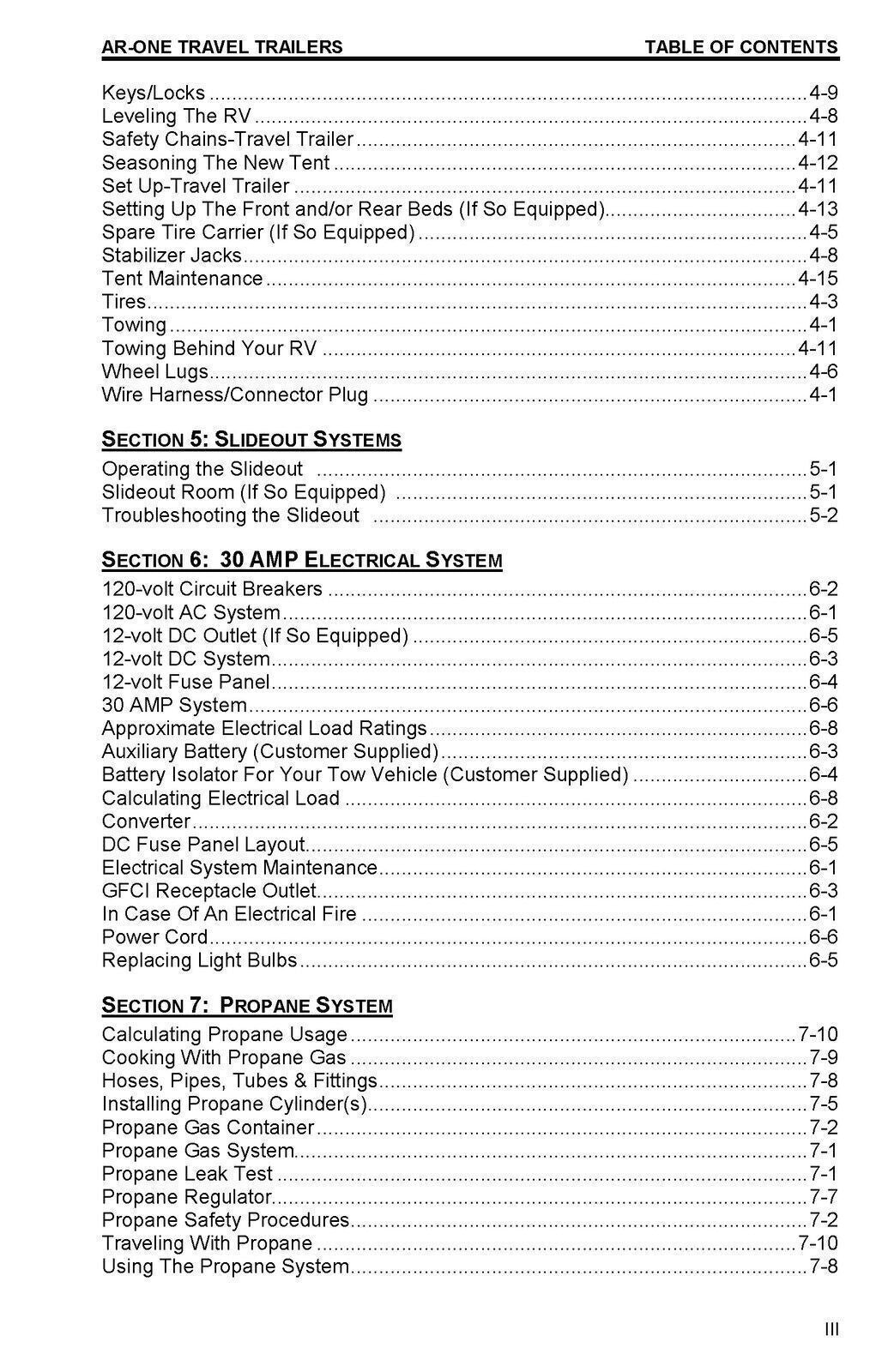 STARCRAFT 2015 AR-ONE Towable Trailer User Manual - TOUGH WIRE BINDING & COVERS