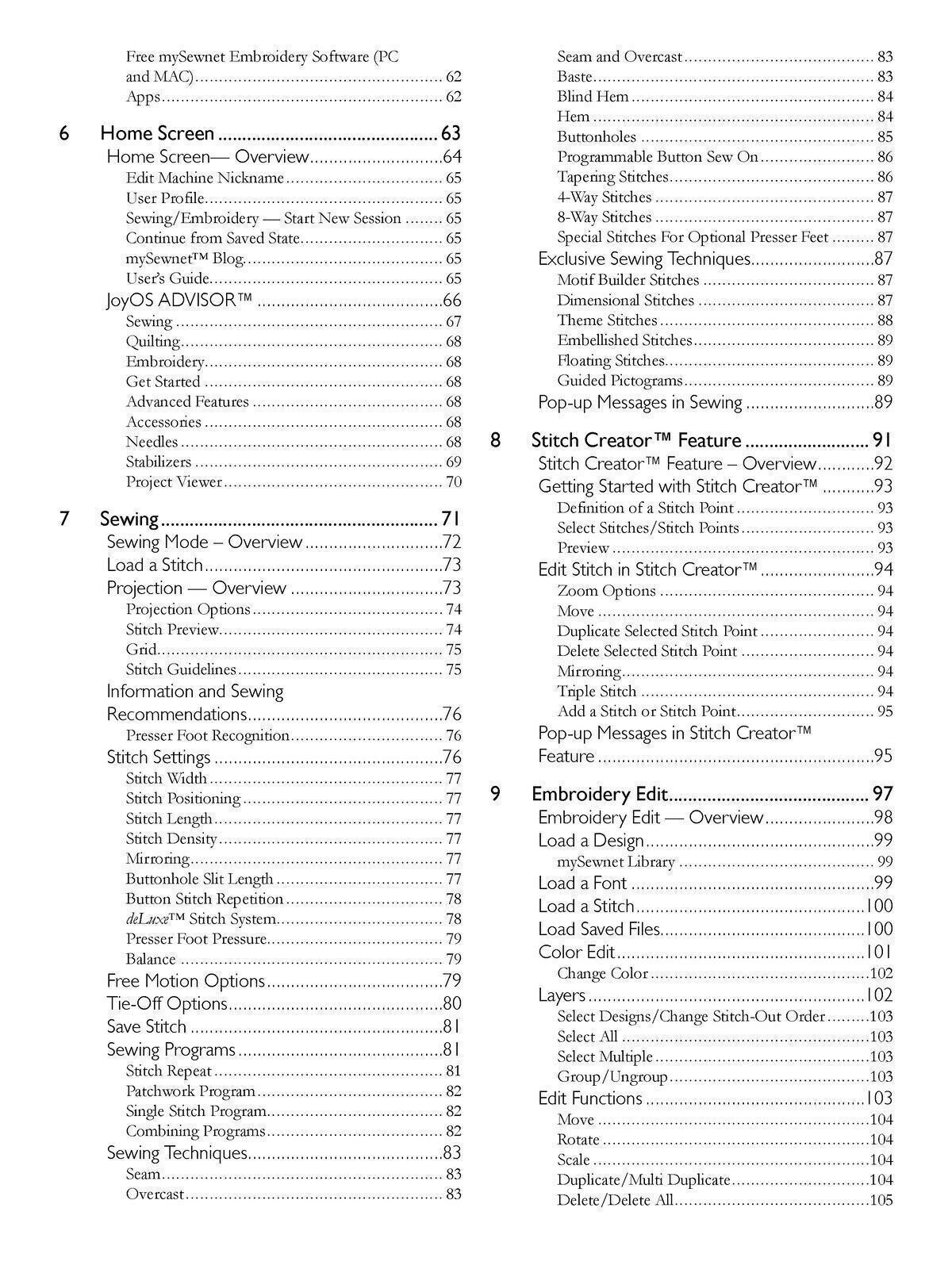 Husqvarna DESIGNER EPIC 3 User's Guide Manual, Color, TOUGH WIRE BINDING