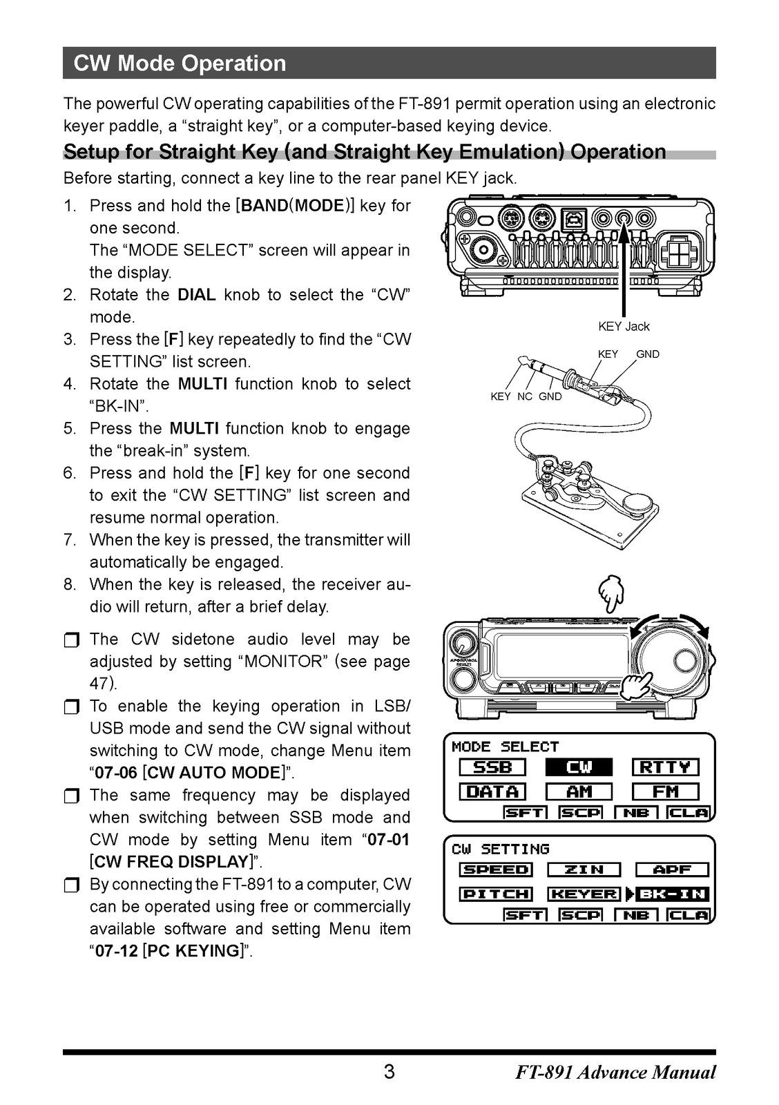 YAESU FT 891 OPERATING, ADVANCED, TECHNICAL SERVICE MANUAL BUNDLE, BOUND, COVERS