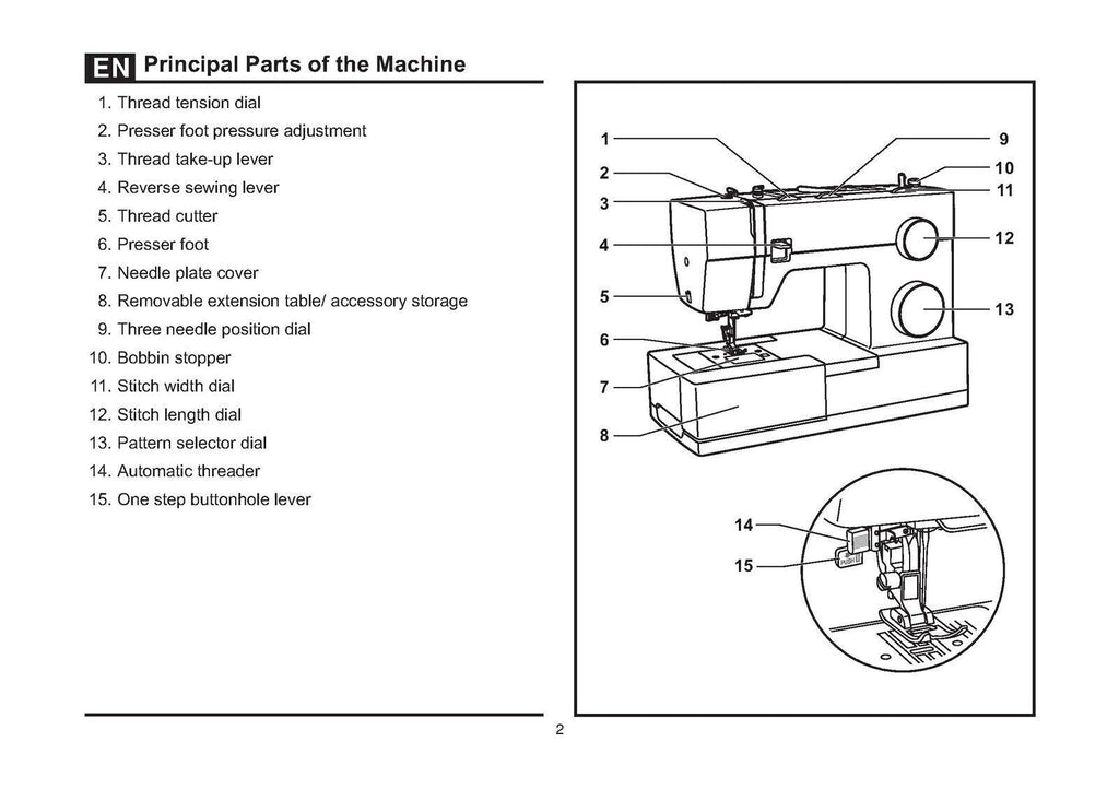 SINGER HEAVY DUTY 4443 4452 Sewing Machine User Manual Instructions, Wire-Bound