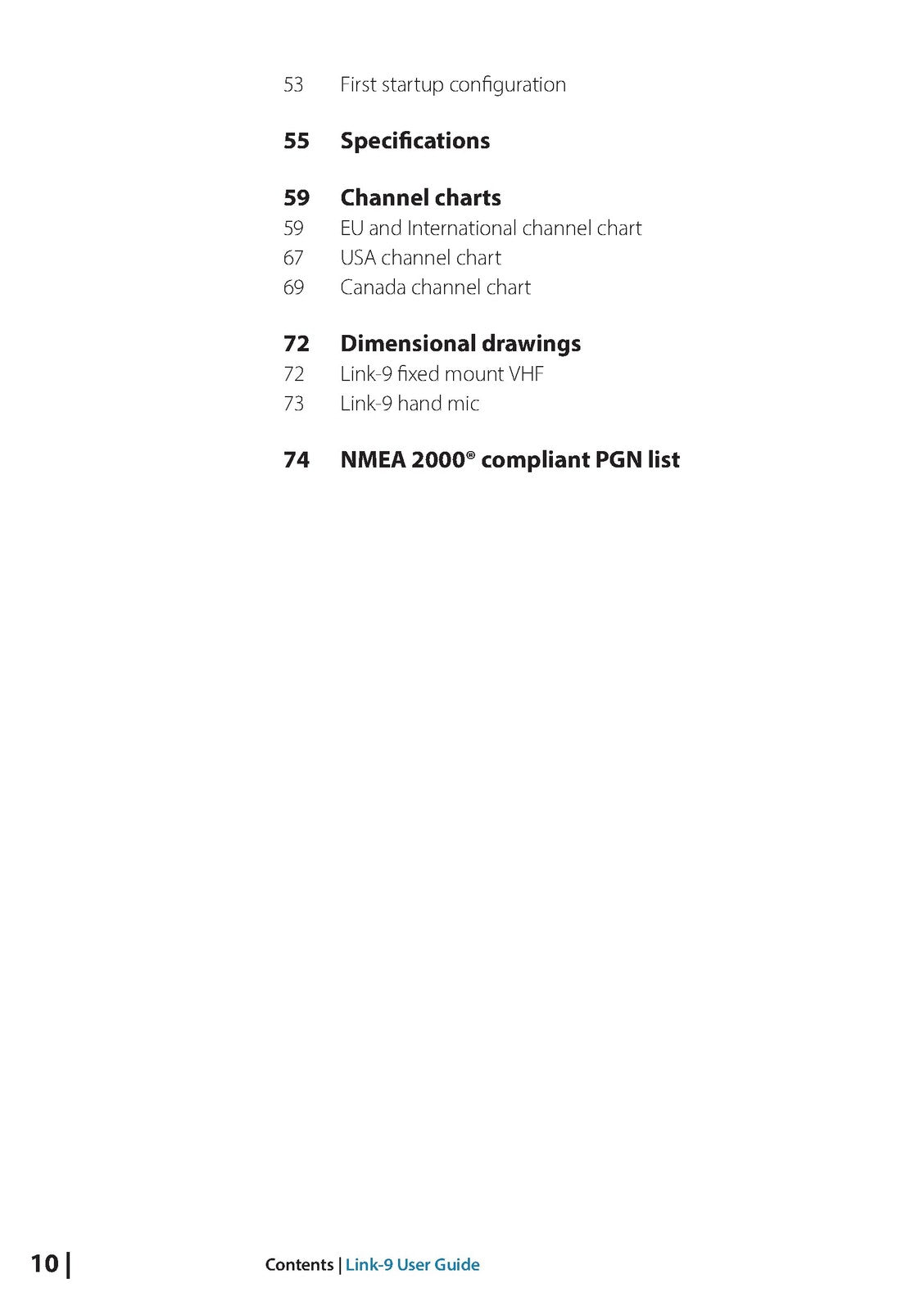 LOWRANCE Link-9 VHF FIXED MOUNT OWNERS MANUAL -  WIRE BOUND - COVERS
