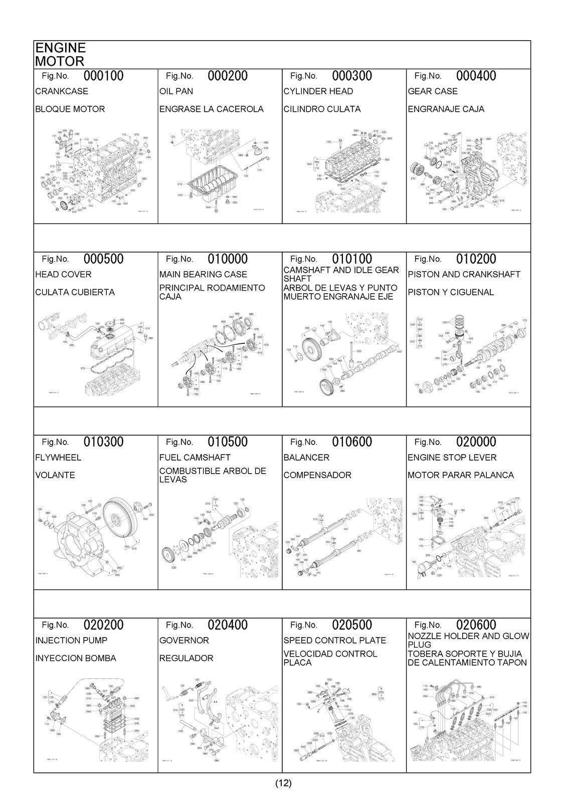 KUBOTA MX5100 ILLUSTRATED PARTS LIST MANUAL, STEEL WIRE BOUND, PROTECTIVE COVERS